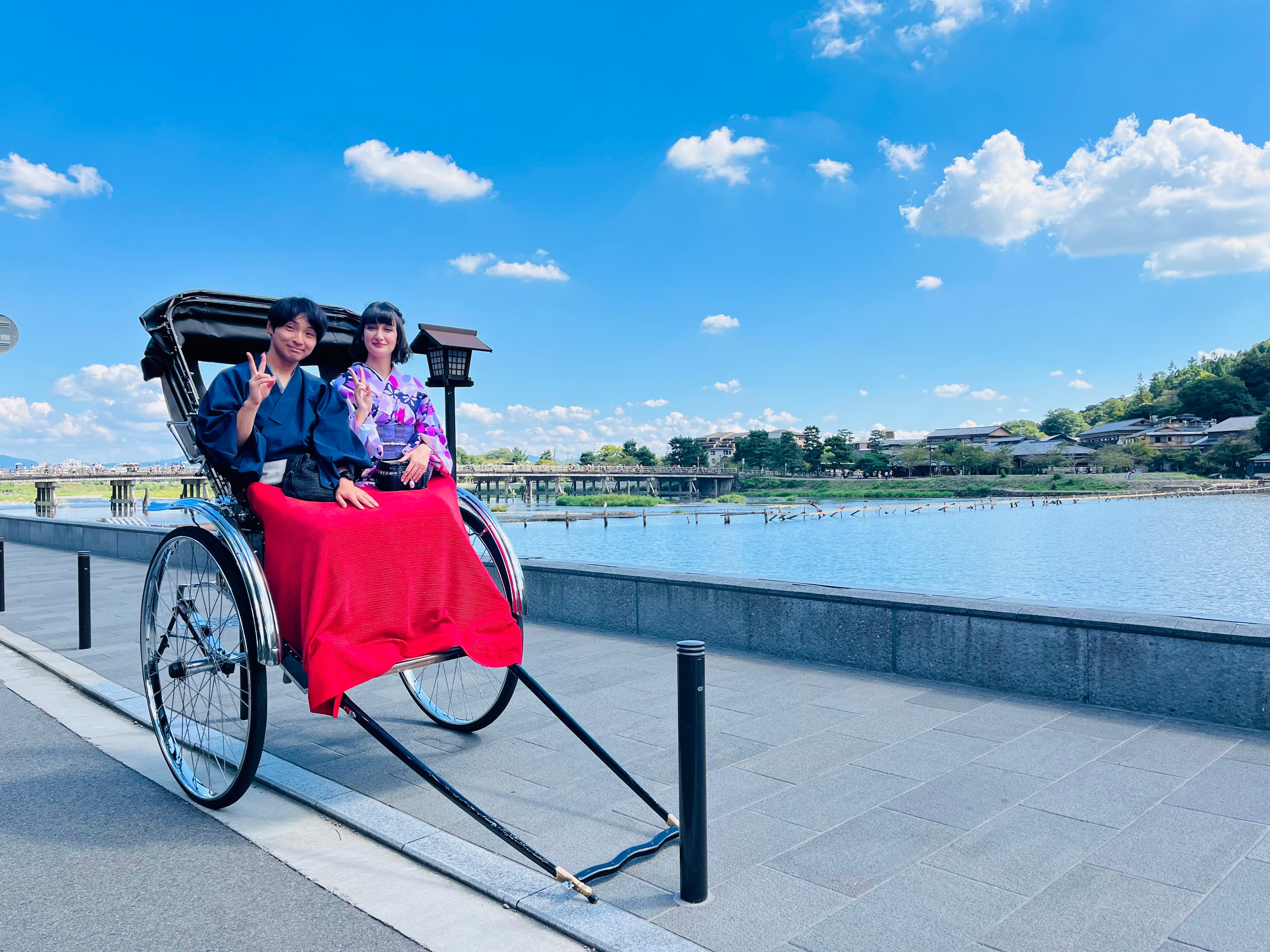 Rickshaw a Kyoto